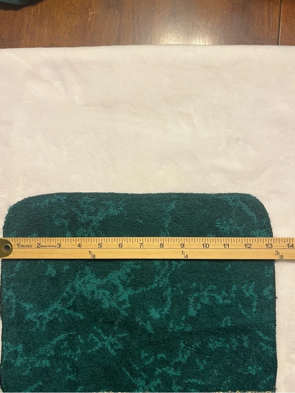Vintage Green & Gold Marble Shower Curtain Towels & Curtain Hooks Set